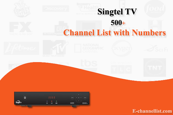 Singtel TV Channels List with Number 2022 [Singapore]