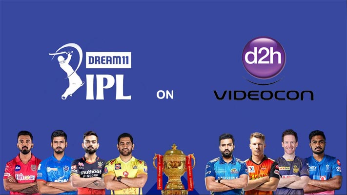 IPL live videocon d2h Channel list with Number